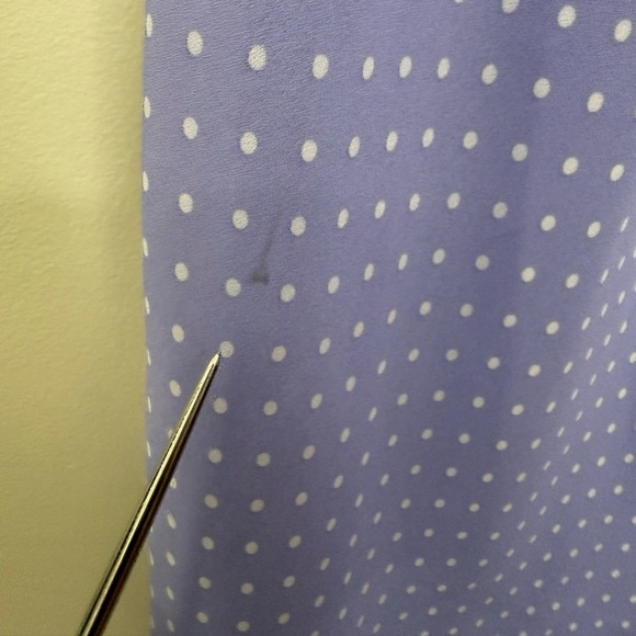 Reitmans Lilac One-Shoulder Polkadot Dress - Picture 12 of 12